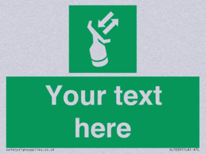 Custom sign safe condition Search and rescue transponder